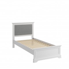 DC BP Single Bed Frame Classic White